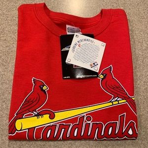Boys Medium St. Louis Cardinals Wainwright T-Shirt with tags